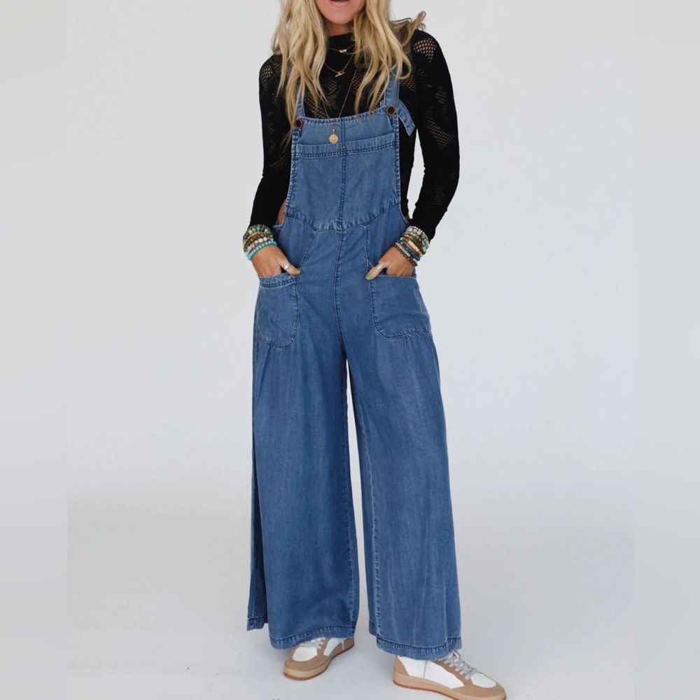Women's Blue Overalls